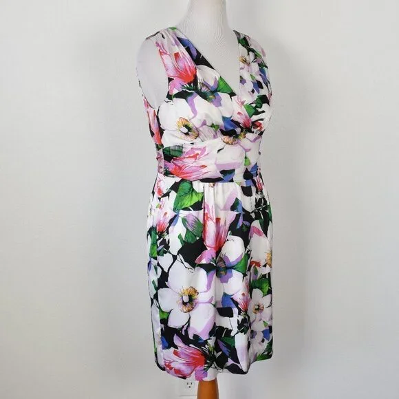 Lauren Ralph Lauren Floral Sheath Dress - 14 - Picture 7 of 8